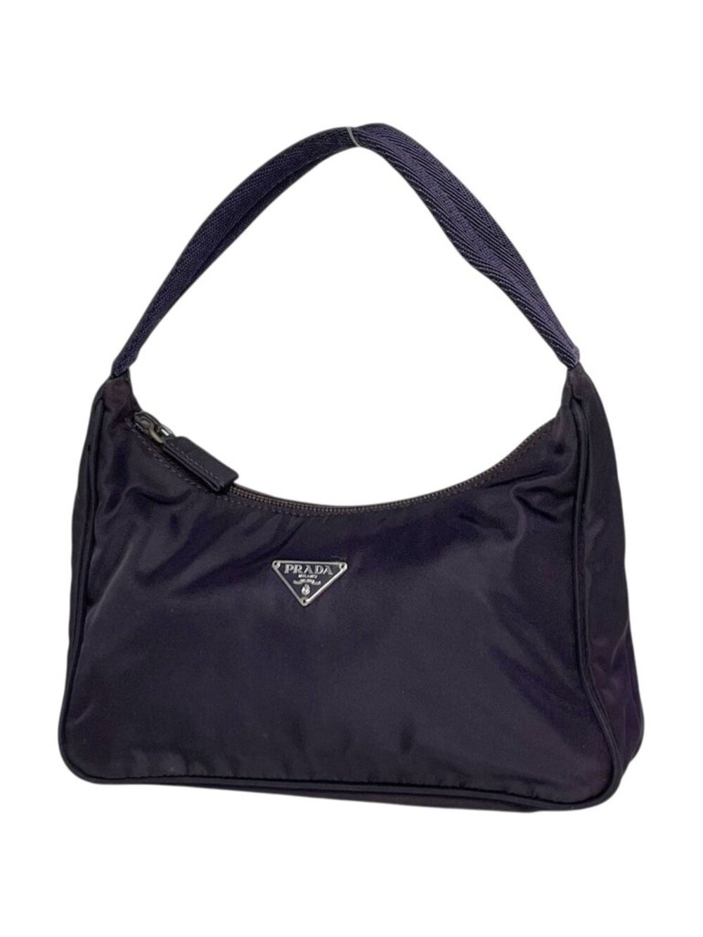Prada Handbag Nylon Purple